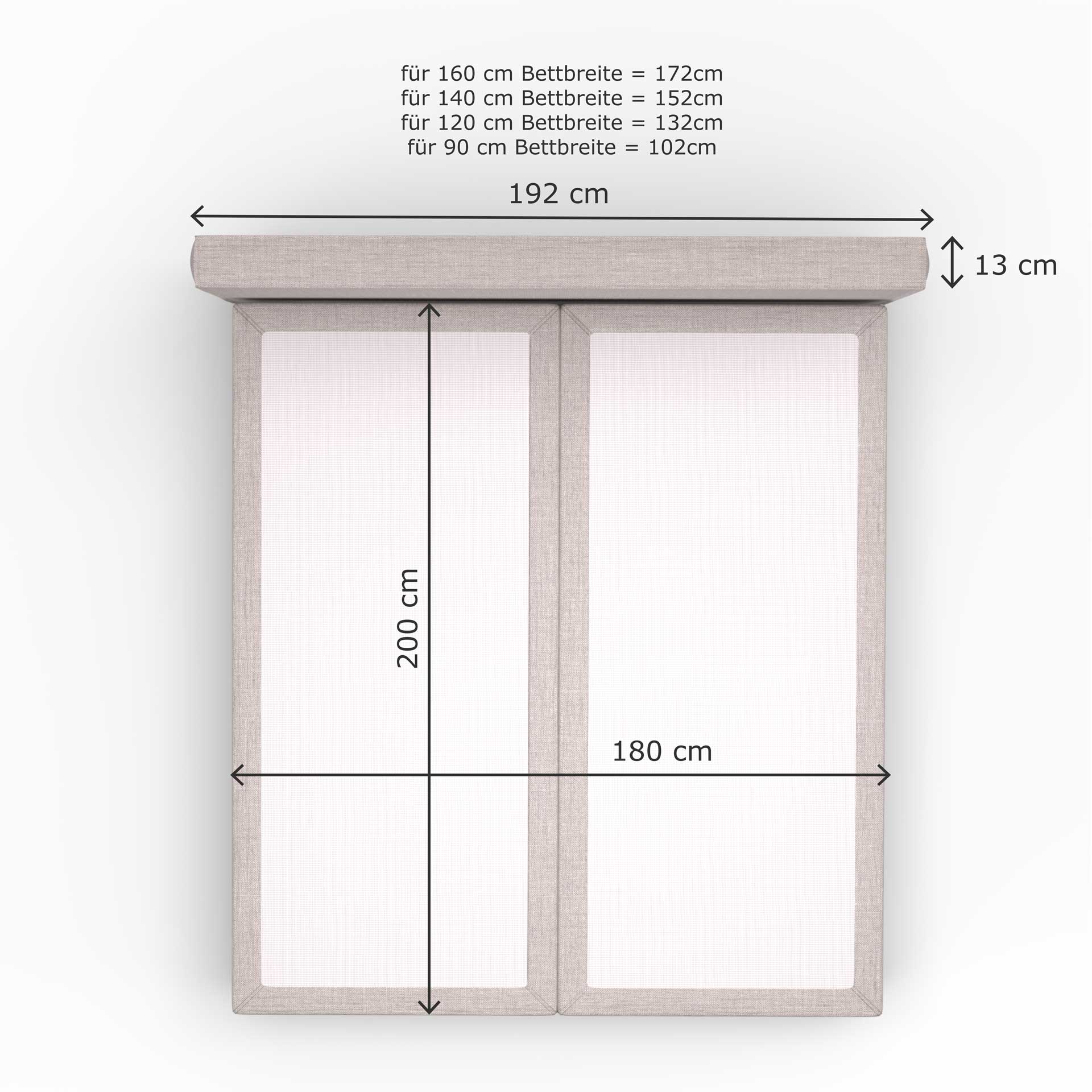 Harson Boxspringbett Boston Harson Boxspringbett Boston